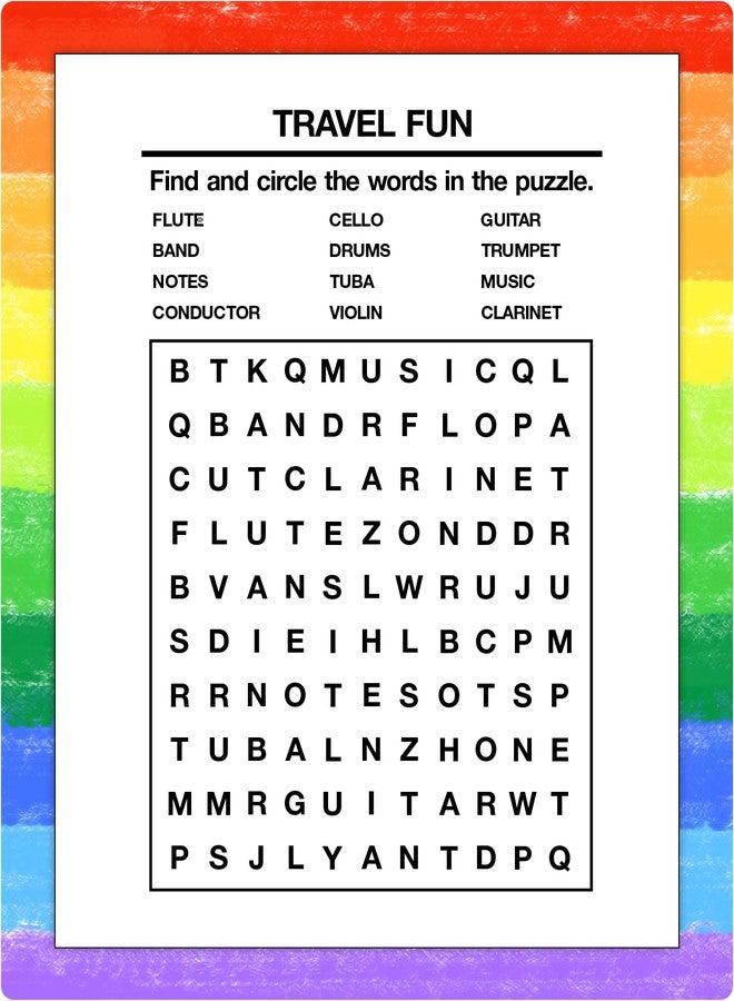 ZOCO - Word Search for Kids - Mini Activity Pads (50 Bulk Pack Without Crayons) - Party Favors, Goodie Bag Stuffers, Activities for Kids - Image 5